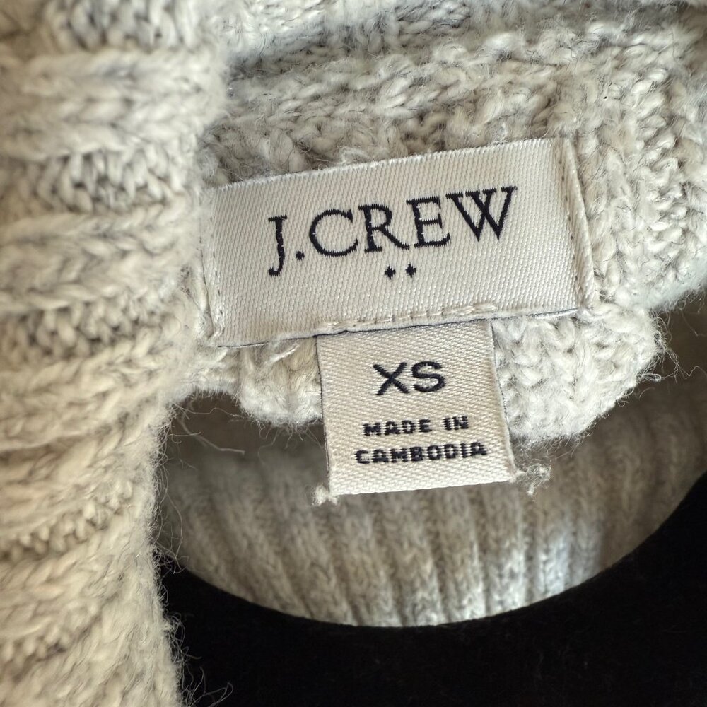 J. Crew - Mixed-stitch turtleneck sweater - Size XS - Picture 4 of 4
